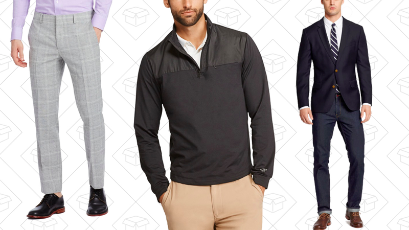 Americano Wool Dress Pants, $53 | The Knockdown Tech Fleece, $77 | The Windsor Blazer, $169